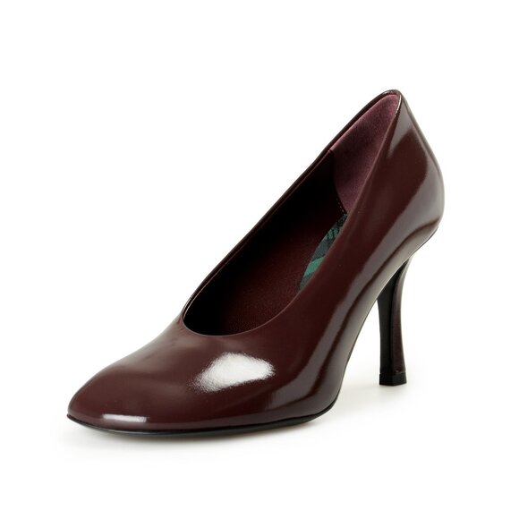 Burberry Women's "Baby Pump" Leather Heeled Pumps Shoes US 7 EUR 37 - Picture 1 of 8